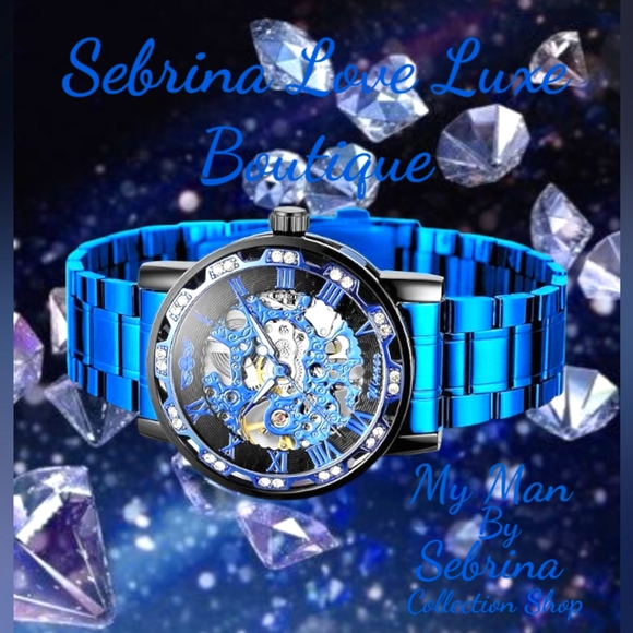 Cobalt Blue Men's Watch - Picture 1 of 9